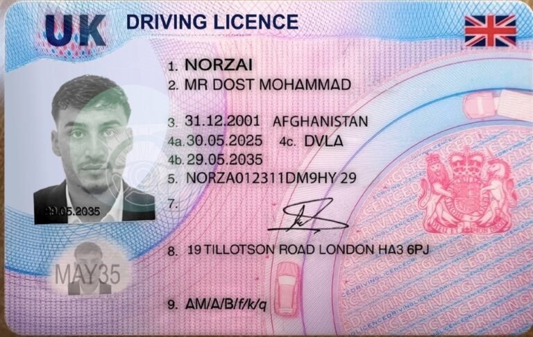 UK Driving licence