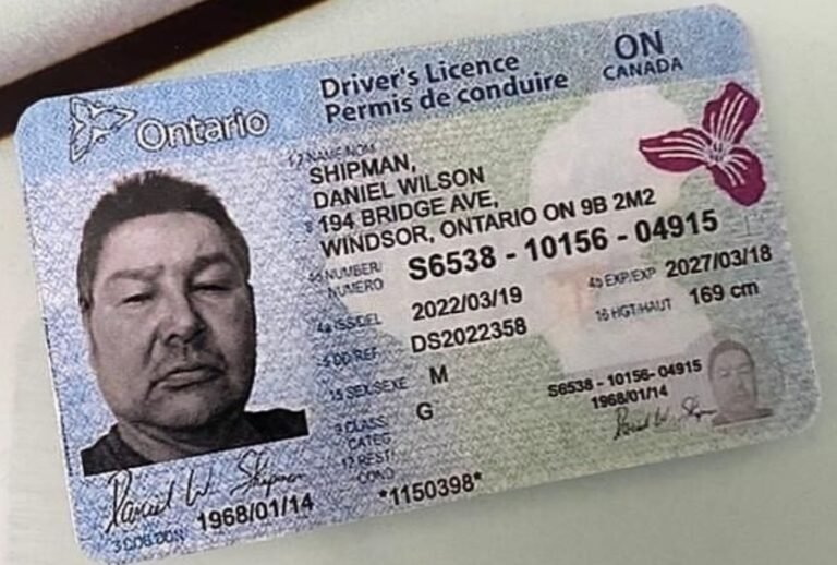 Canadian driving licencing
