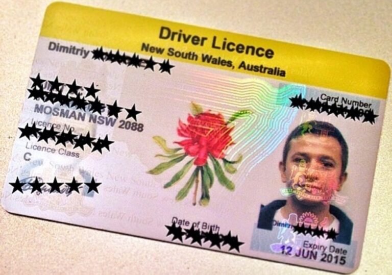 Australian driving license