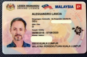 Malaysian driver’s license