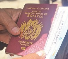 Bolivian passports